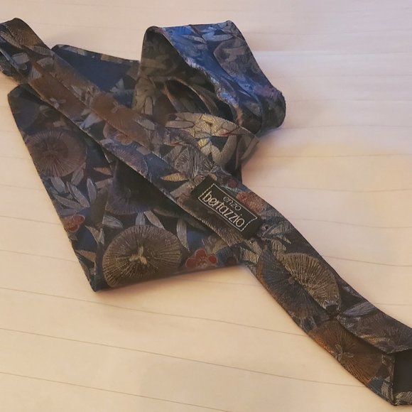 Enzo Bertazzio Silk Men's Neck Tie (Multi-colored) - Picture 2 of 2